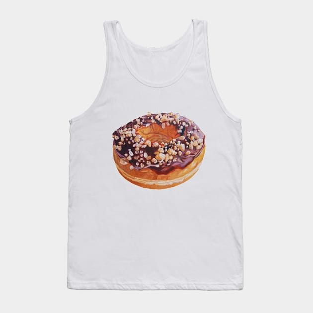 Salted Caramel Donut painting Tank Top by EmilyBickell